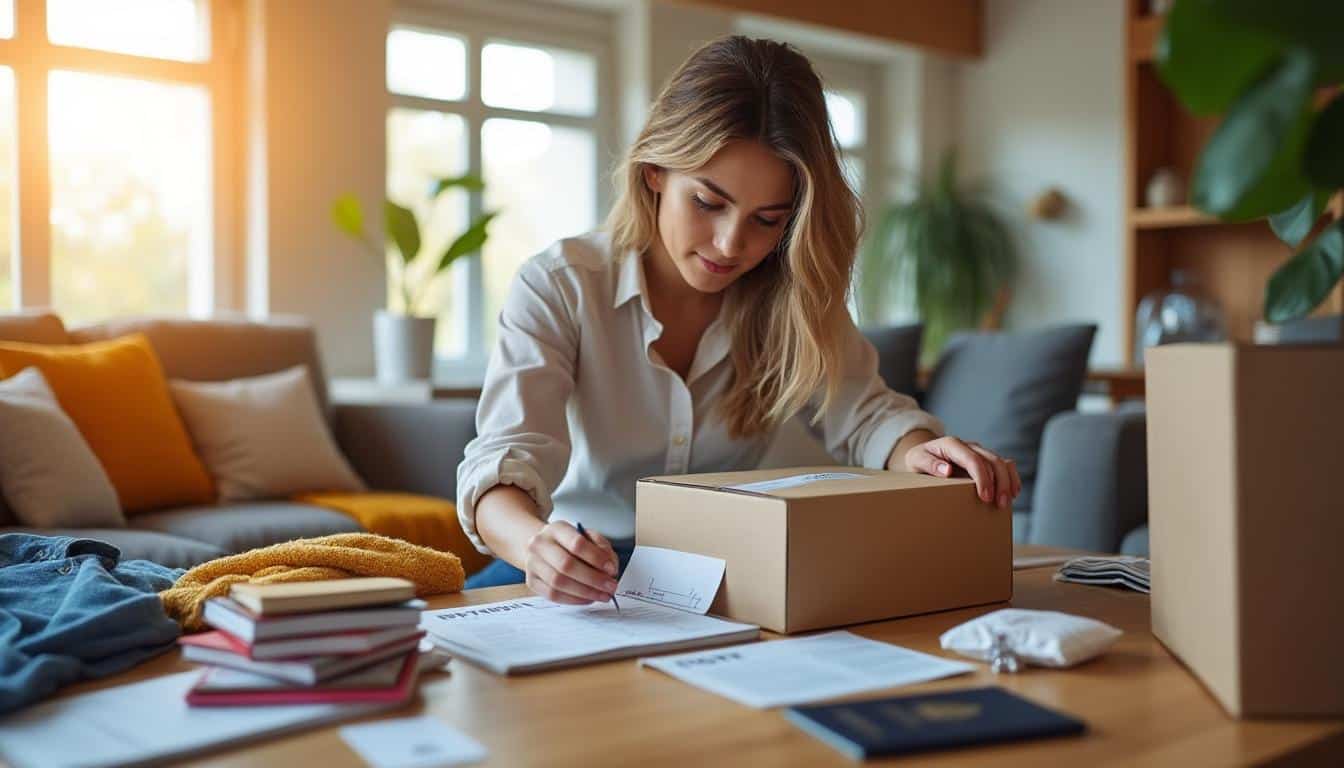 Illustration: Comprendre les spécificités d’un déménagement international pour petits volumes