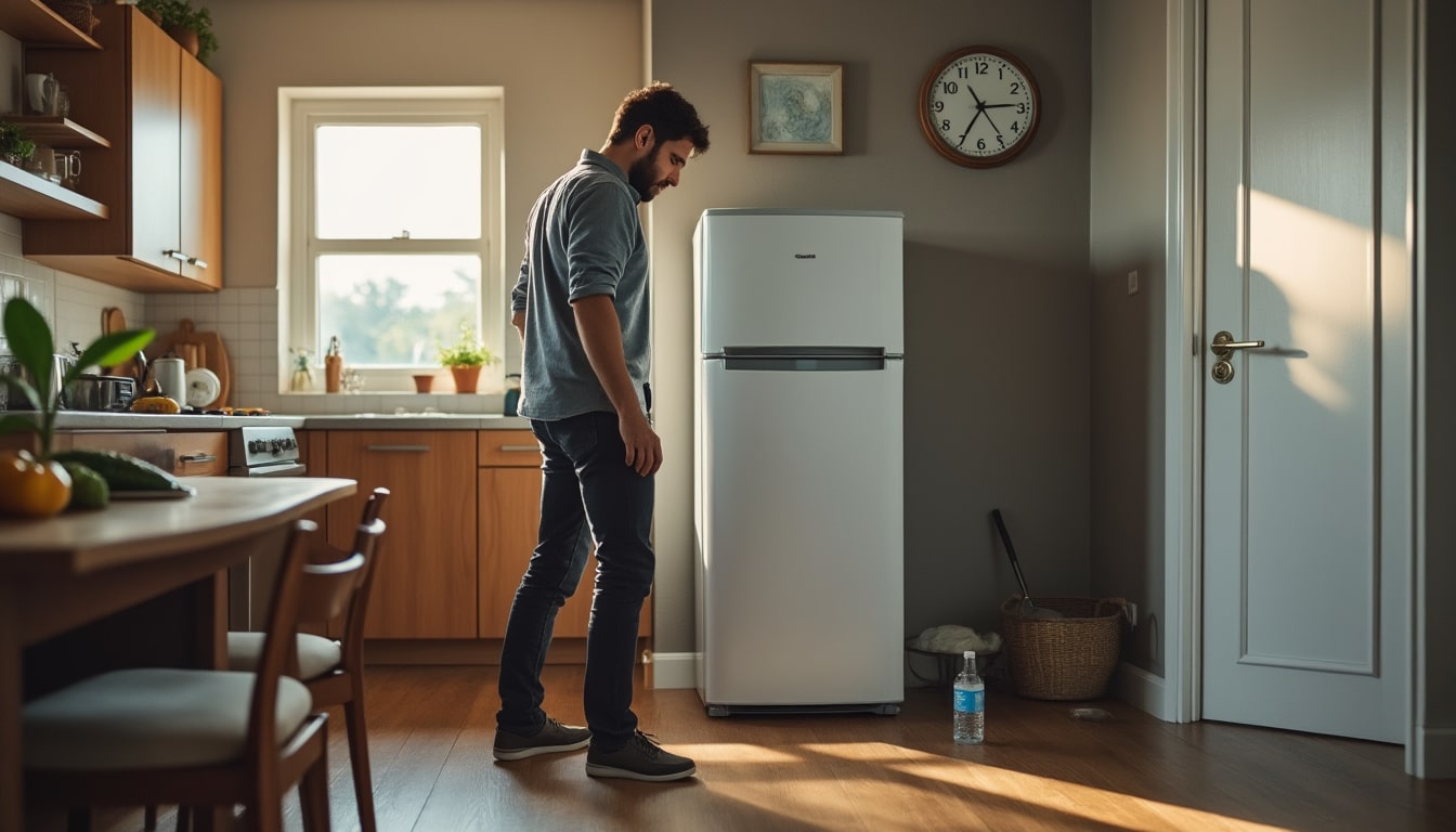 Illustration: Pourquoi faut-il respecter un délai avant de rebrancher un frigo ?