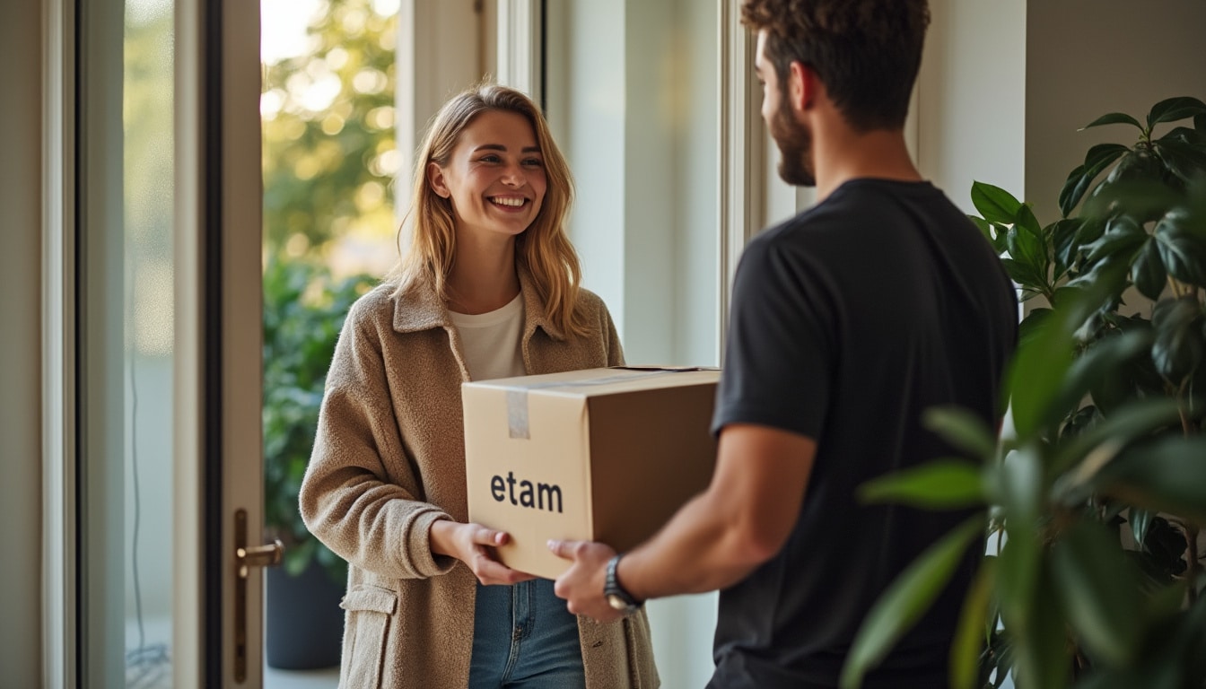 Illustration: Comment Etam simplifie la réception de vos commandes grâce à ses services de livraison