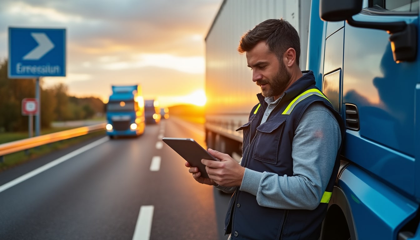 Illustration: Qui est le chauffeur routier international et quelles sont ses missions ?