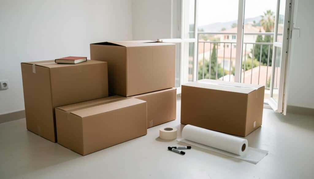 Cartons de déménagement à Nice : bien choisir