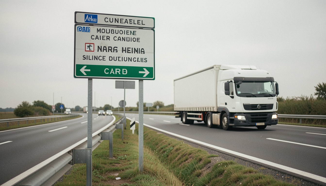 Panonceau pour camion : comment bien l’interpréter