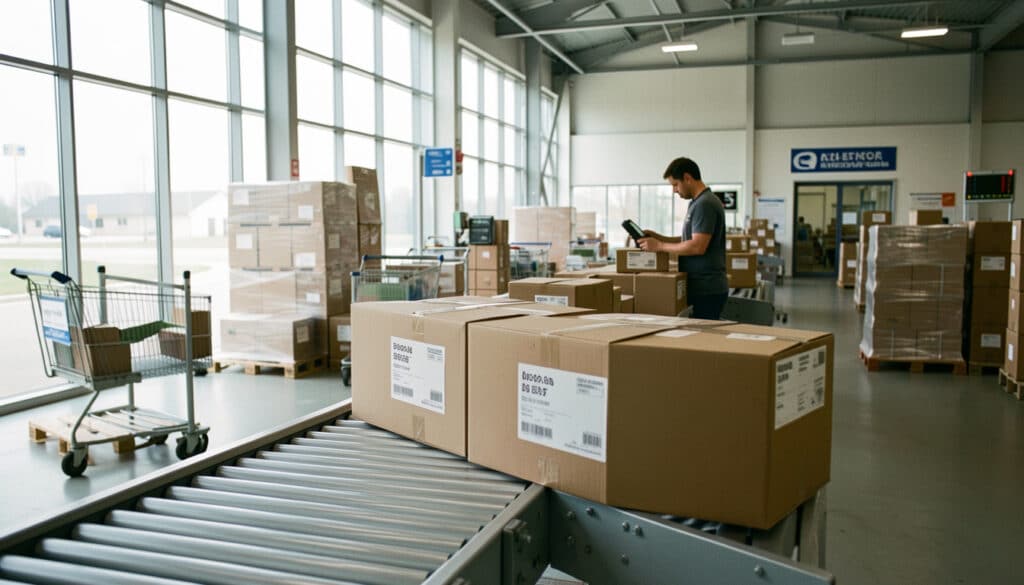 Colis arrivé à l’agence régionale : que signifie ce statut ?