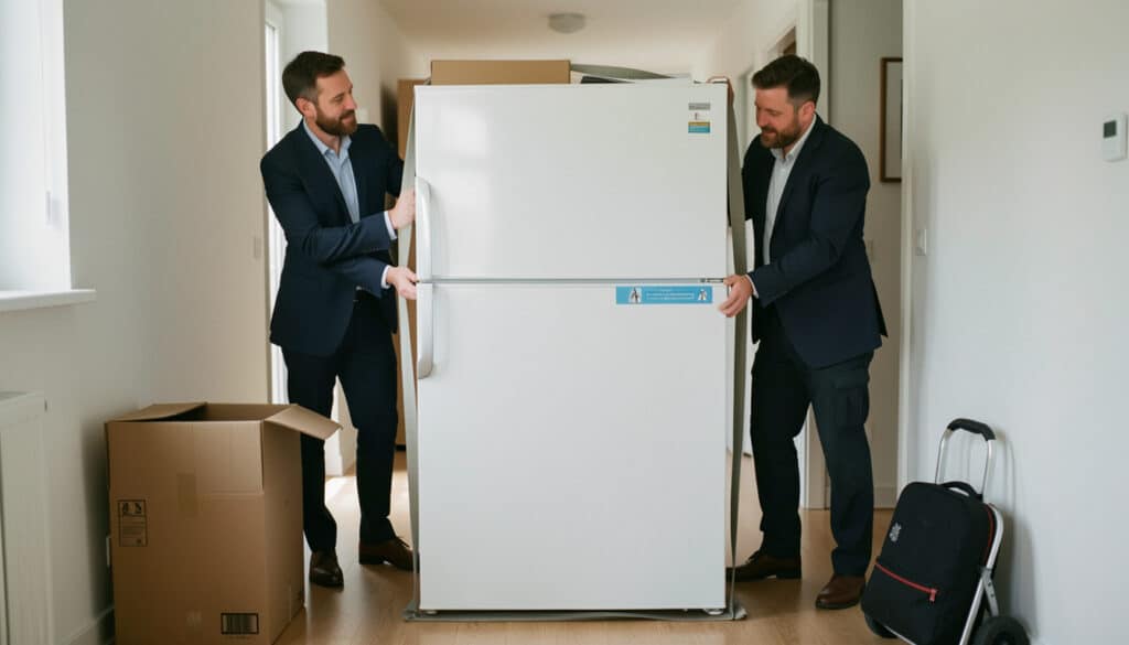 Déménager un frigo sans le dégivrer : quels risques ?
