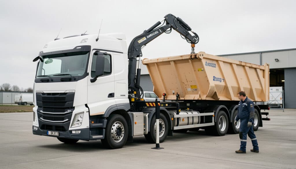 Comment fonctionne un camion à système Ampliroll ?