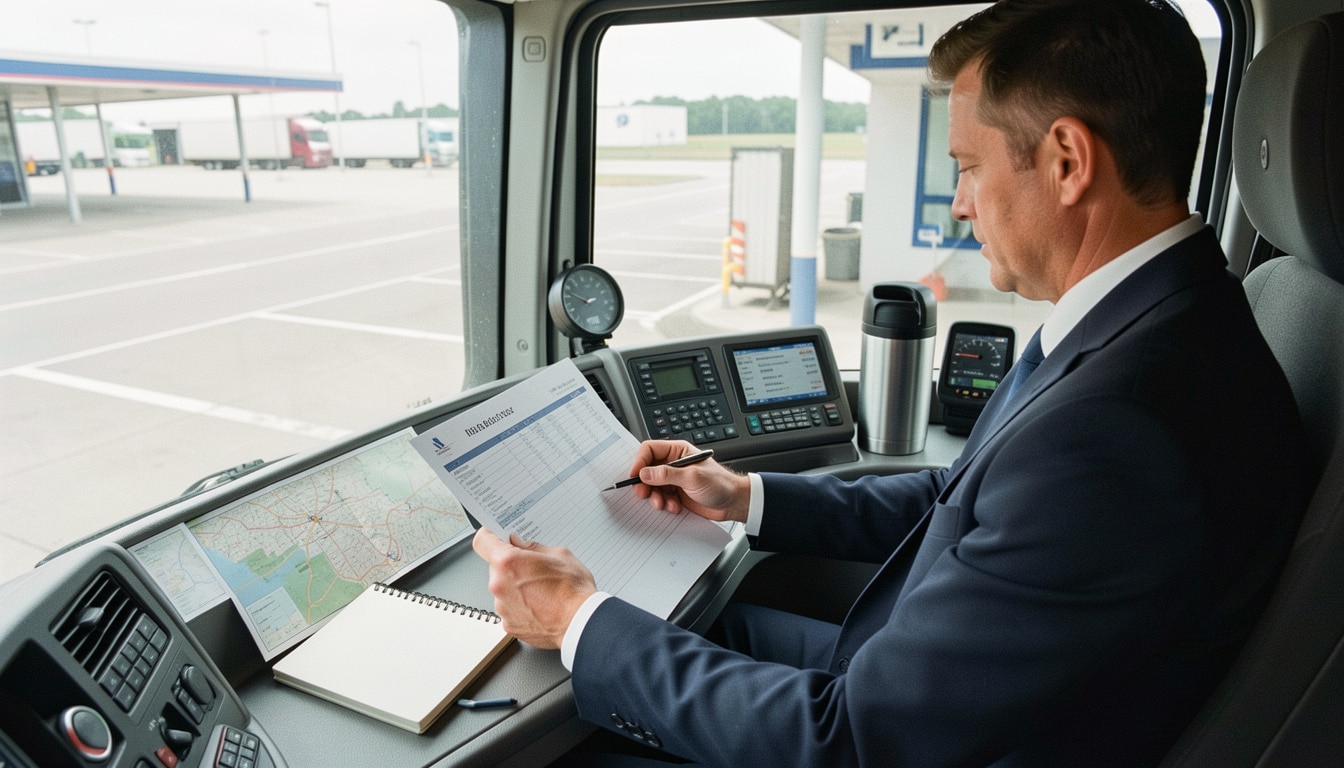 Grille des frais de route en transport routier en 2026