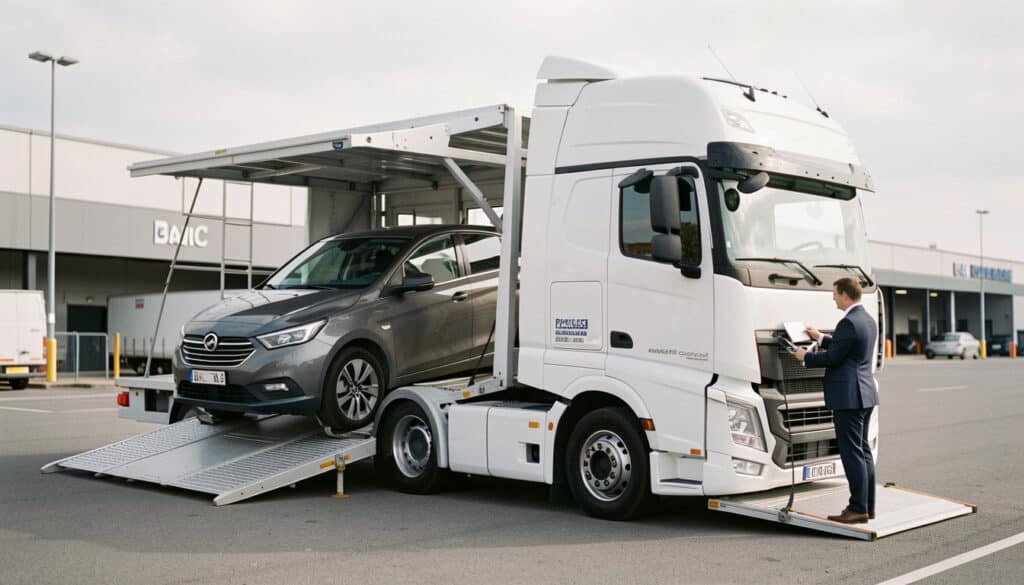 Location d’un camion porte-voiture avec permis C