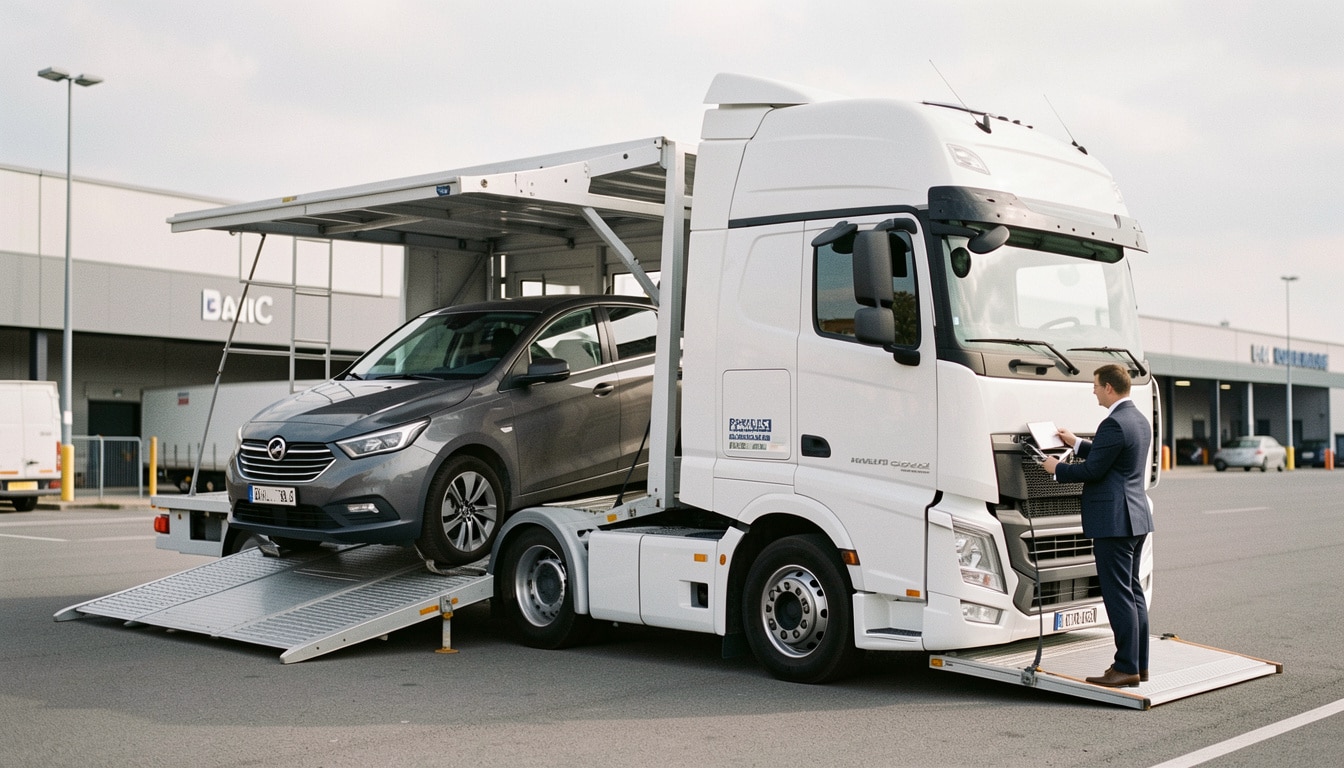 Location d’un camion porte-voiture avec permis C