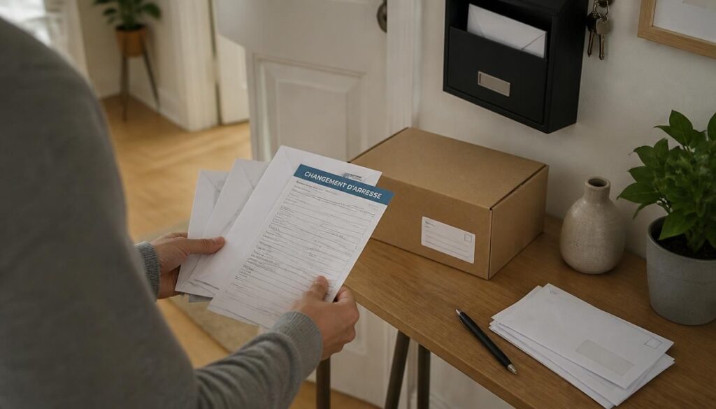 Réexpédition du courrier après un changement d’adresse