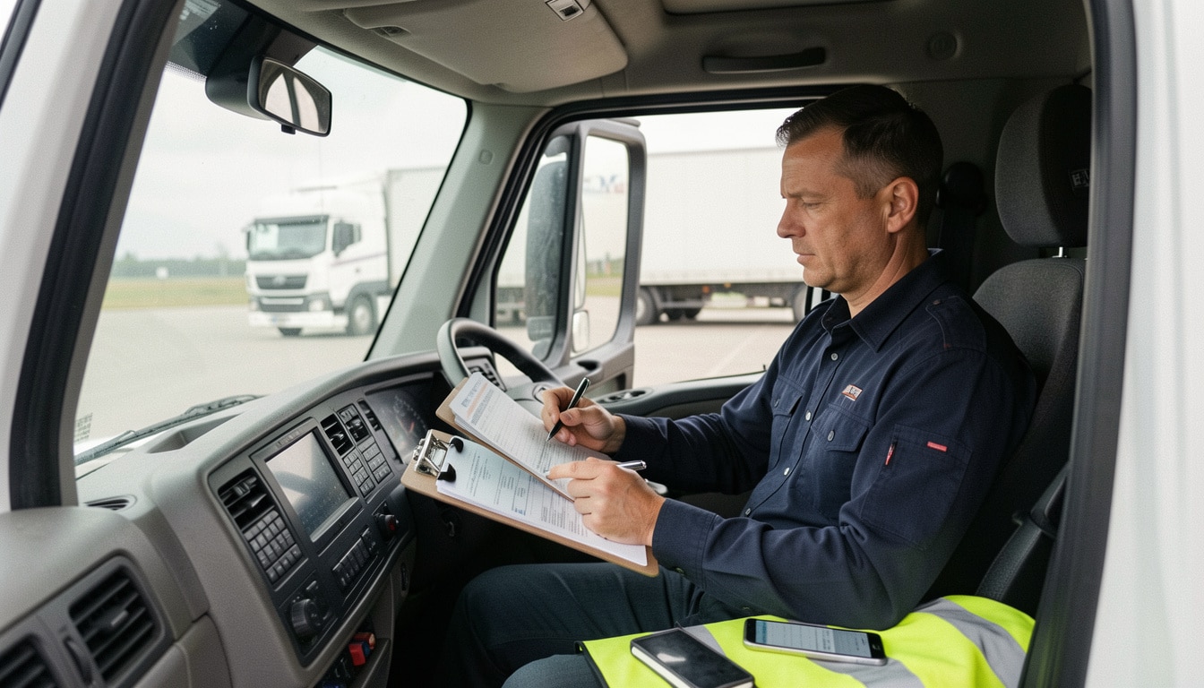 Salaire d’un chauffeur routier : repères et primes